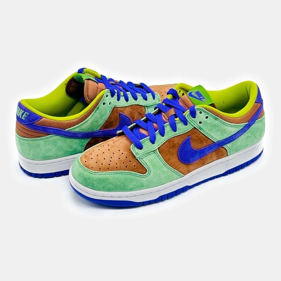 Nike Dunk Low Veneer Duckling Pack Autumn Green Deep Purple Brown